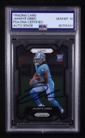Jahmyr Gibbs Signed 2023 Panini Prizm #331 RC (PSA | Autograph Graded PSA 10) at PristineAuction.com
