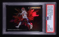 Patrick Mahomes II Signed 2021 Panini Obsidian Color Blast Black #CB-1 (PSA 7 | Autograph Graded PSA 10) at PristineAuction.com