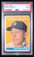 Mickey Mantle 1958 Topps #150 (PSA 2) at PristineAuction.com