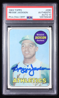 Reggie Jackson Signed 1969 Topps #260 RC (PSA Authentic | Autograph Graded PSA 10) at PristineAuction.com