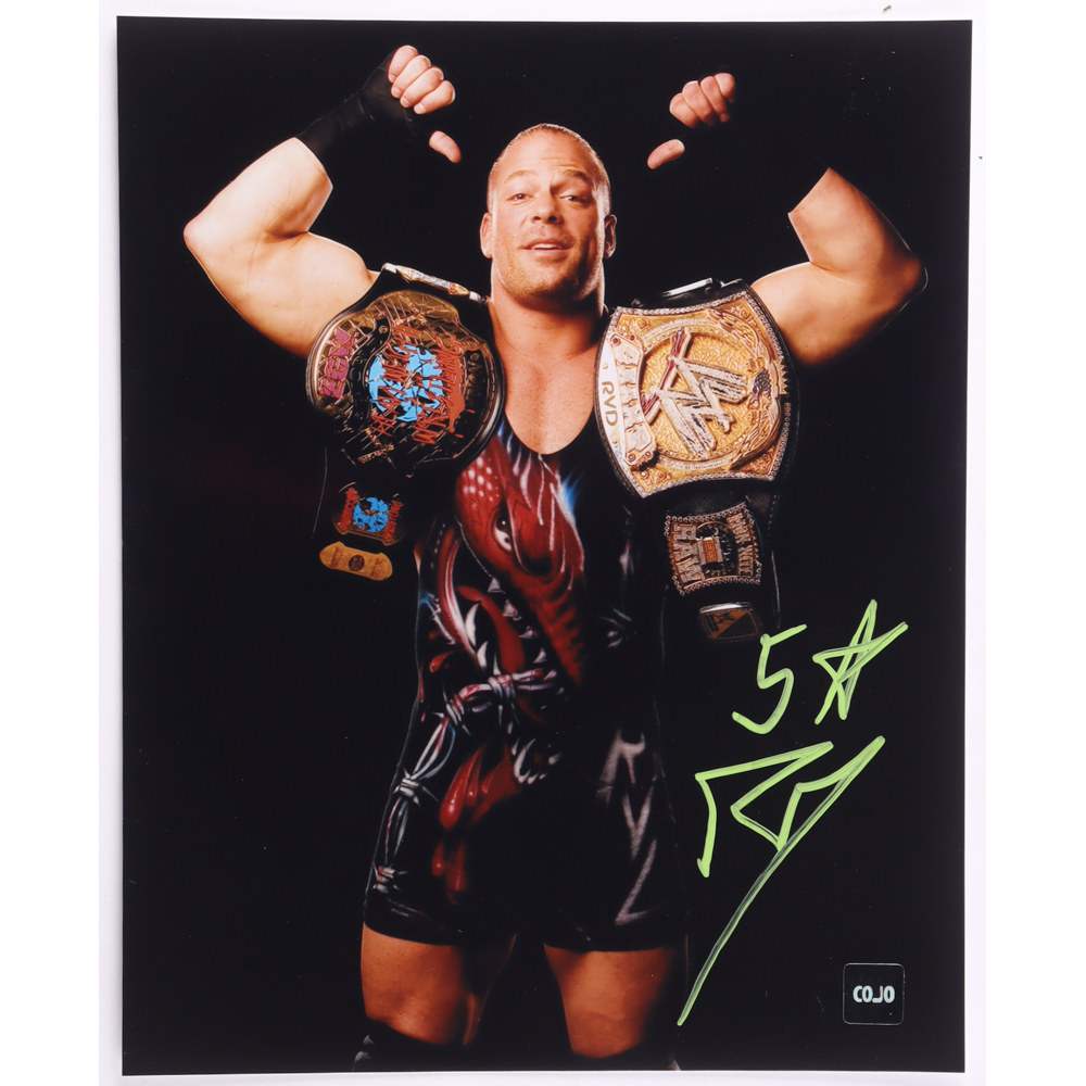 Rob Van Dam Signed WWE 8x10 Photo (COJO) at PristineAuction.com