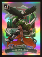 Saquon Barkley 2025 Donruss Downtown Oversized #7 at PristineAuction.com