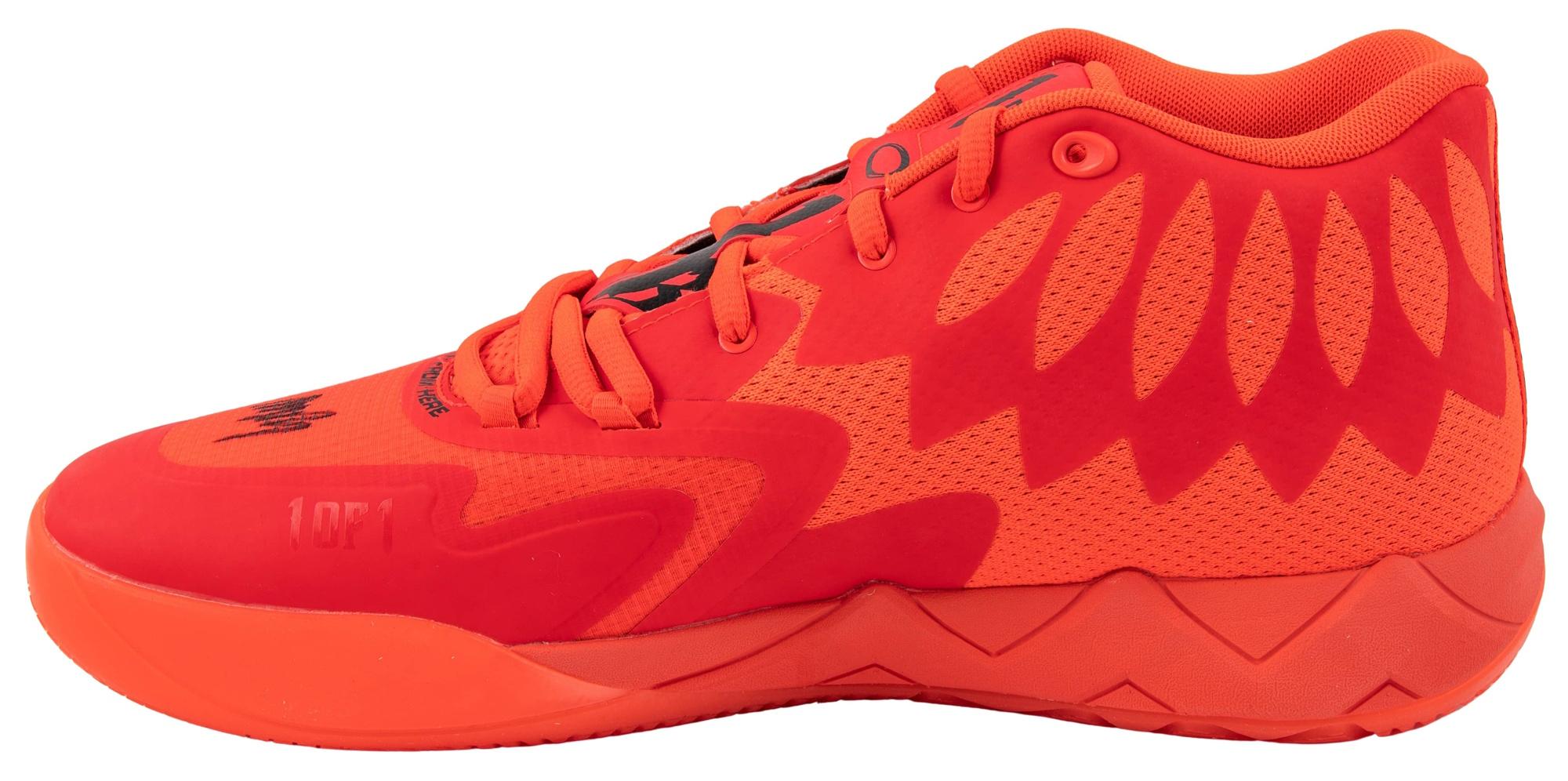 Lamelo Ball Signed Puma Not From Here Red Blast Shoes (JSA) at PristineAuction.com Lamelo Ball Signed Puma Not From Here Red Blast Shoes (JSA) at PristineAuction.com