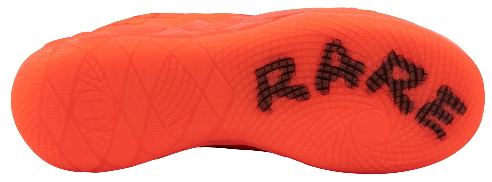 Lamelo Ball Signed Puma Not From Here Red Blast Shoes (JSA) at PristineAuction.com Lamelo Ball Signed Puma Not From Here Red Blast Shoes (JSA) at PristineAuction.com