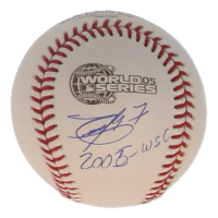 Timo Perez Signed 2005 World Series Logo Baseball Inscribed "2005-WSC" (JSA) at PristineAuction.com
