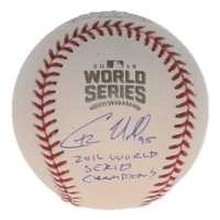 Chad Noble Signed Official 2016 World Series Baseball Inscribed "2016 World Series Champions" (JSA) at PristineAuction.com
