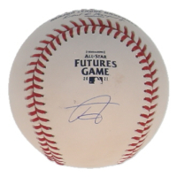 Julio Rodriguez Signed Official 2021 All-Star Futures Game Logo Baseball (Beckett) at PristineAuction.com