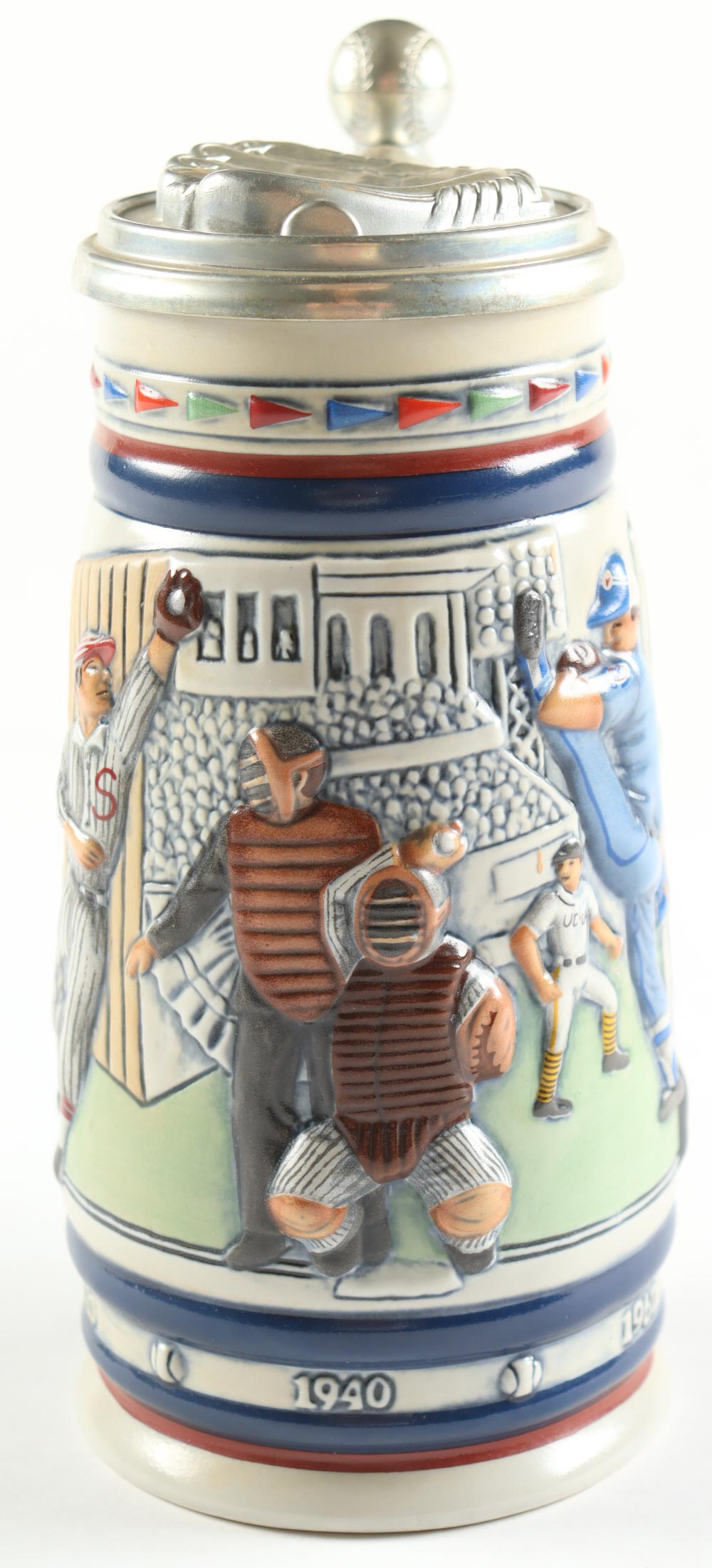 Vintage Baseball Art LE CUI Inc First Edition Beer Stein at PristineAuction.com Vintage Baseball Art LE CUI Inc First Edition Beer Stein at PristineAuction.com