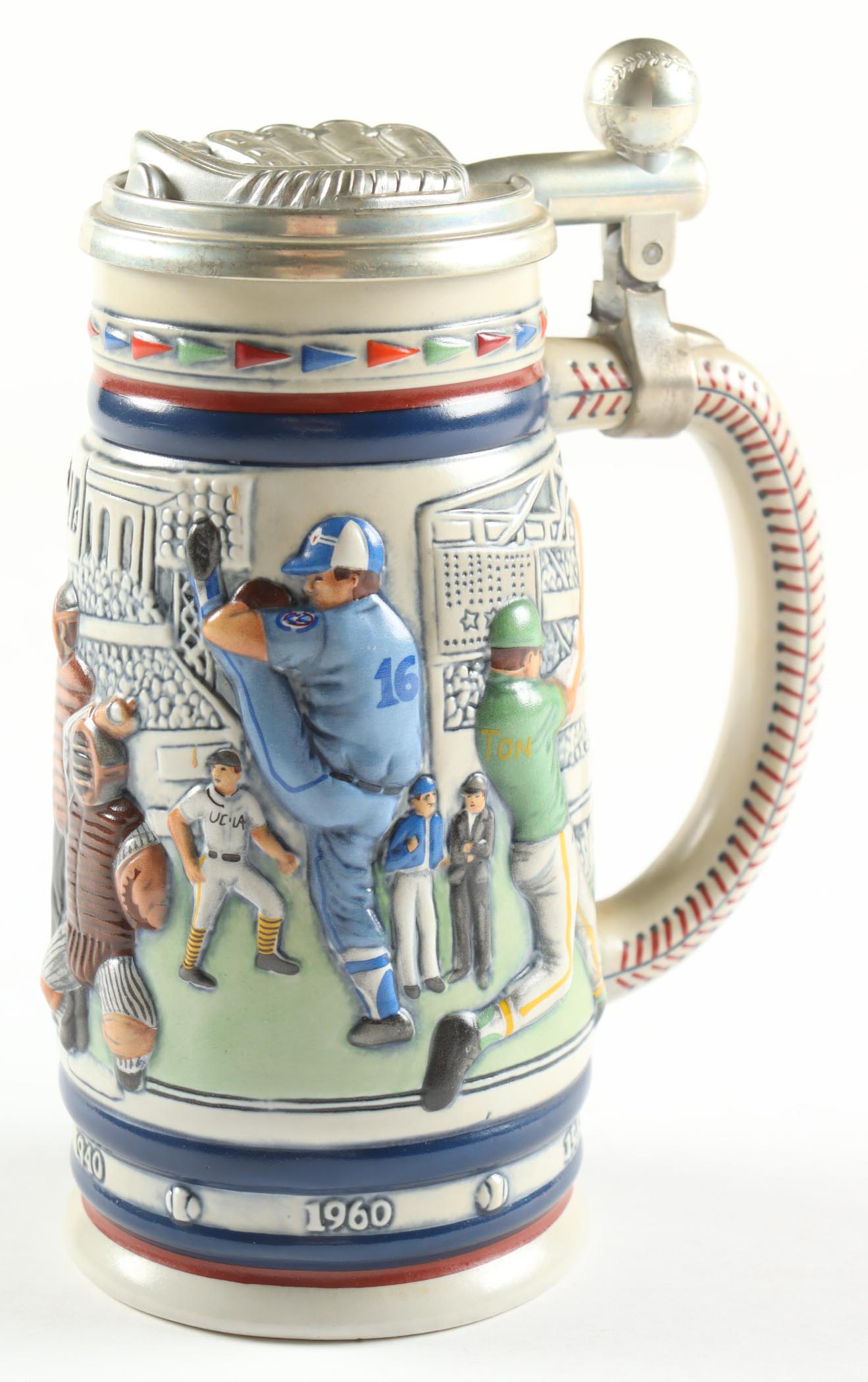 Vintage Baseball Art LE CUI Inc First Edition Beer Stein at PristineAuction.com Vintage Baseball Art LE CUI Inc First Edition Beer Stein at PristineAuction.com