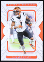 Ja'Marr Chase 2024 Panini National Treasures Holo Silver #21 #05/25 at PristineAuction.com