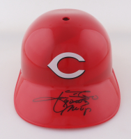 Jose Rijo Signed Reds Full-Size Batting Helmet Inscribed "90 WS MVP" (Schwartz) at PristineAuction.com