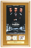 Henry Hill Signed "Goodfellas" Custom Framed Playing Card Display with Poster Print & Prop Money Stack (JSA) at PristineAuction.com