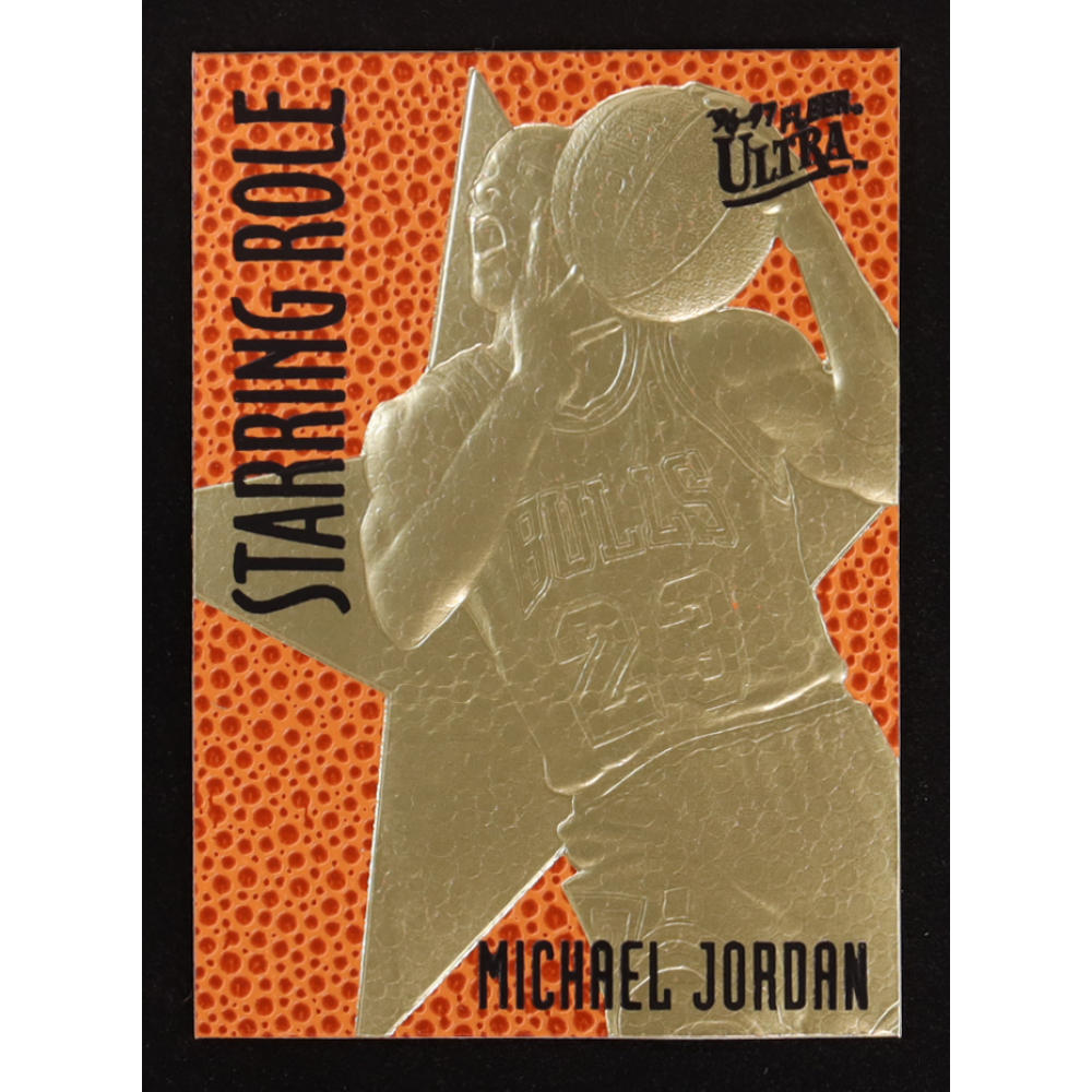 Michael Jordan 1994-00 Bleachers 23 Karat Gold #68 Starring Role BK Texture/Black Ink at PristineAuction.com