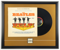 The Beatles "Help!" Custom Framed Vintage Vinyl LP Album with Record & Release Pin at PristineAuction.com