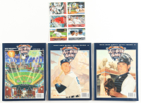 Set of (3) 2005 All-Star Game Programs with Uncut Upper Deck All Star Card Sheet at PristineAuction.com