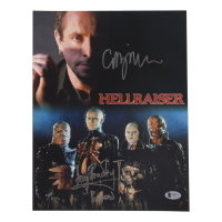Clive Barker & Doug Bradley Signed "Hellraiser" 11x14 Poster (Beckett) at PristineAuction.com