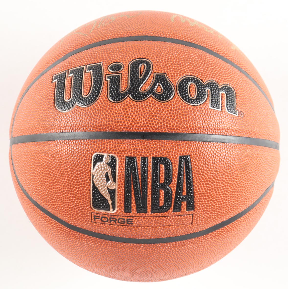 Larry Bird & Magic Johnson Signed NBA Basketball with Display Case (Beckett & PSA) at PristineAuction.com Larry Bird & Magic Johnson Signed NBA Basketball with Display Case (Beckett & PSA) at PristineAuction.com