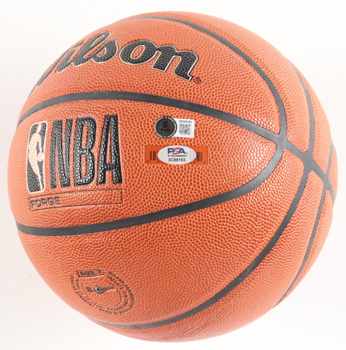 Larry Bird & Magic Johnson Signed NBA Basketball with Display Case (Beckett & PSA) at PristineAuction.com Larry Bird & Magic Johnson Signed NBA Basketball with Display Case (Beckett & PSA) at PristineAuction.com