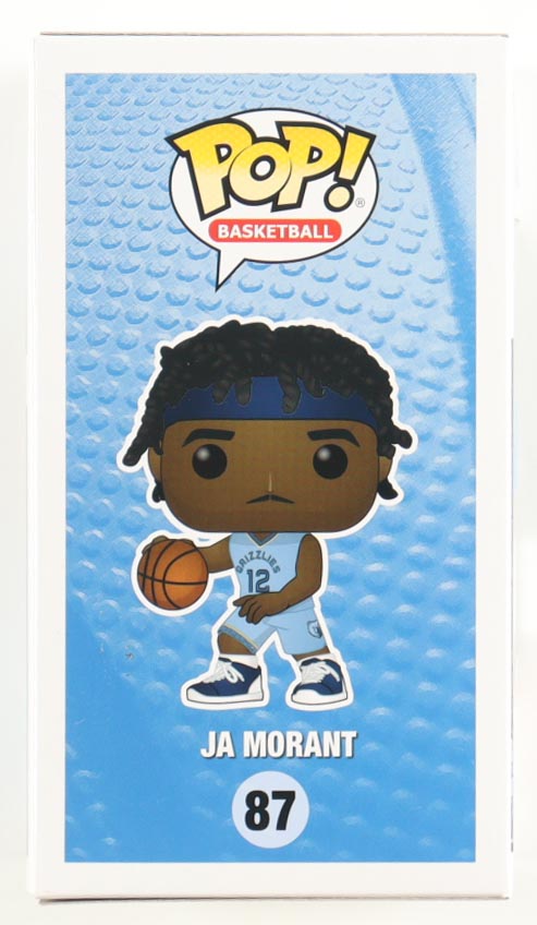 Ja Morant "Memphis Grizzlies" #87 Funko Pop! Vinyl Figure (JSA) at PristineAuction.com Ja Morant "Memphis Grizzlies" #87 Funko Pop! Vinyl Figure (JSA) at PristineAuction.com