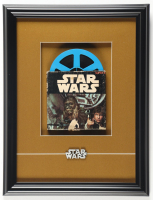 Custom Framed 1977 "STAR WARS" 8MM Film Reel in Original 20th Century Box with Pewter STAR WARS Logo at PristineAuction.com