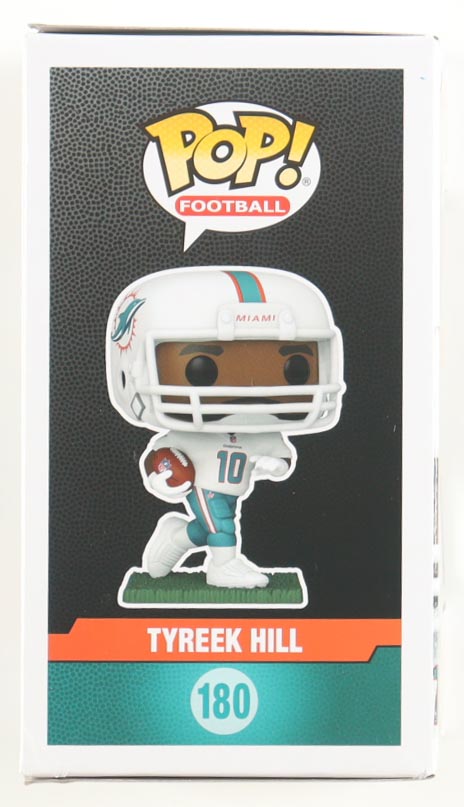Tyreek Hill Signed Dolphins #180 Funko Pop! Vinyl Figure (JSA) at PristineAuction.com Tyreek Hill Signed Dolphins #180 Funko Pop! Vinyl Figure (JSA) at PristineAuction.com