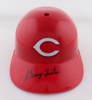 George Foster Signed Reds Full-Size Batting Helmet (Schwartz) at PristineAuction.com