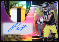 James Washington 2018 Select Rookie Signature Memorabilia Autographs Prizm Purple #17 #44/49 RC at PristineAuction.com
