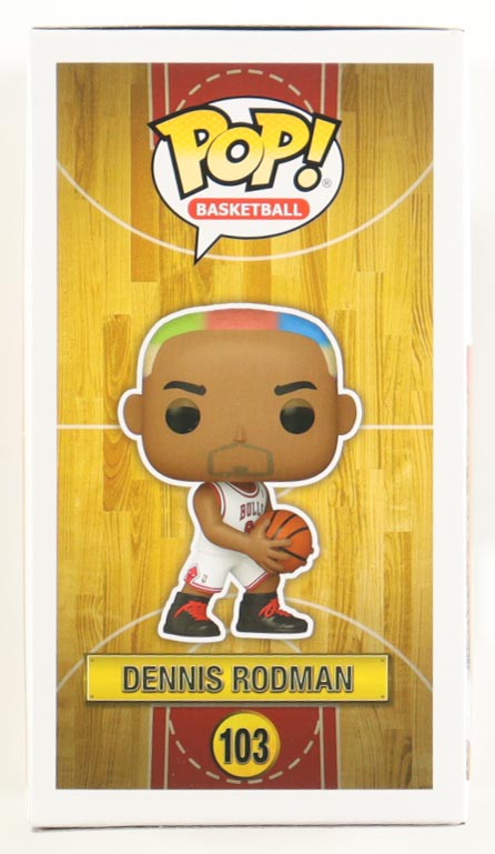 Dennis Rodman Signed Bulls #103 Funko Pop! Vinyl Figure (JSA) at PristineAuction.com Dennis Rodman Signed Bulls #103 Funko Pop! Vinyl Figure (JSA) at PristineAuction.com