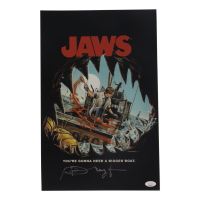 Richard Dreyfuss Signed "Jaws" 11x17 Poster (JSA) at PristineAuction.com