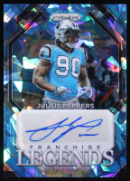 Julius Peppers 2023 Panini Prizm Franchise Legends Signatures Prizms Blue Ice #11 #43/99 at PristineAuction.com