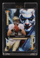 Drew Brees 2025 Wild Card Jokers Wild Joker Lava #SDJWM-DBNh09 #1/1 at PristineAuction.com