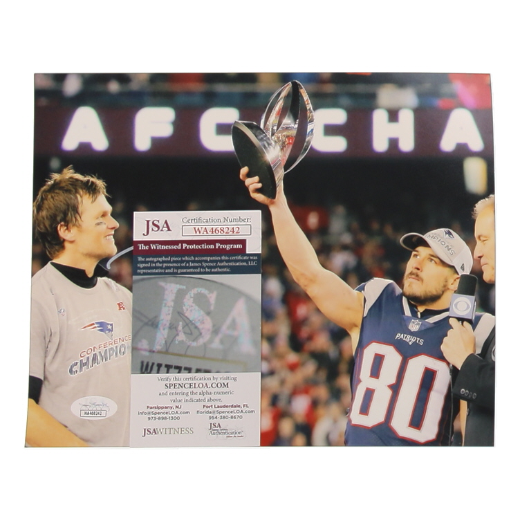 Danny Amendola Signed Patriots 8x10 Photo (JSA) at PristineAuction.com Danny Amendola Signed Patriots 8x10 Photo (JSA) at PristineAuction.com