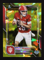 Fernando Mendoza 2025 Bowman Chrome Sapphire University Yellow Refractors #109 #04/75 at PristineAuction.com