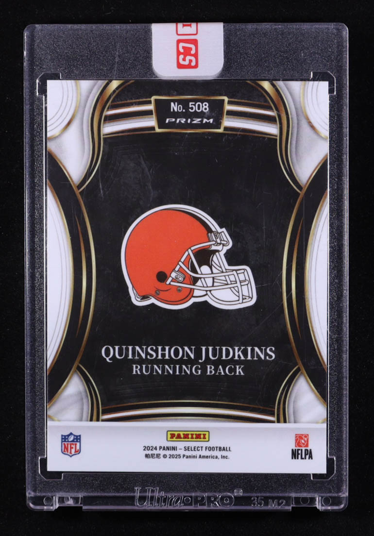 Quinshon Judkins 2024 Select '25 XRC Prizm #508 RC at PristineAuction.com Quinshon Judkins 2024 Select '25 XRC Prizm #508 RC at PristineAuction.com
