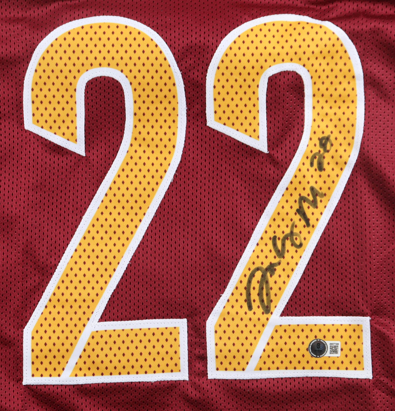 Jacory Croskey-Merritt Signed Jersey (Beckett) at PristineAuction.com Jacory Croskey-Merritt Signed Jersey (Beckett) at PristineAuction.com