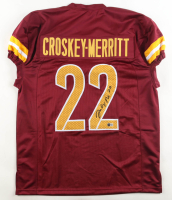 Jacory Croskey-Merritt Signed Jersey (Beckett) at PristineAuction.com