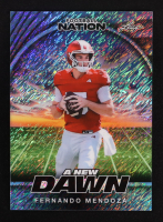 Fernando Mendoza 2025 Leaf Football Nation A New Dawn Blue Shimmer #NB73 #1/1 at PristineAuction.com