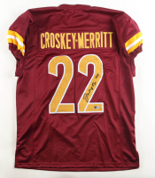 Jacory Croskey-Merritt Signed Jersey (Beckett) at PristineAuction.com
