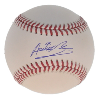 Andr&eacute;s Mu&ntilde;oz Signed OML Baseball with Display Case (Beckett) at PristineAuction.com