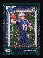 Drake Maye 2024 Donruss Optic Green Velocity #229 RR RC at PristineAuction.com