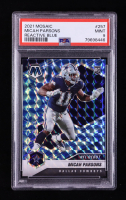 Micah Parsons 2021 Panini Mosaic Mosaic Reactive Blue #257 DEB RC (PSA 9) at PristineAuction.com