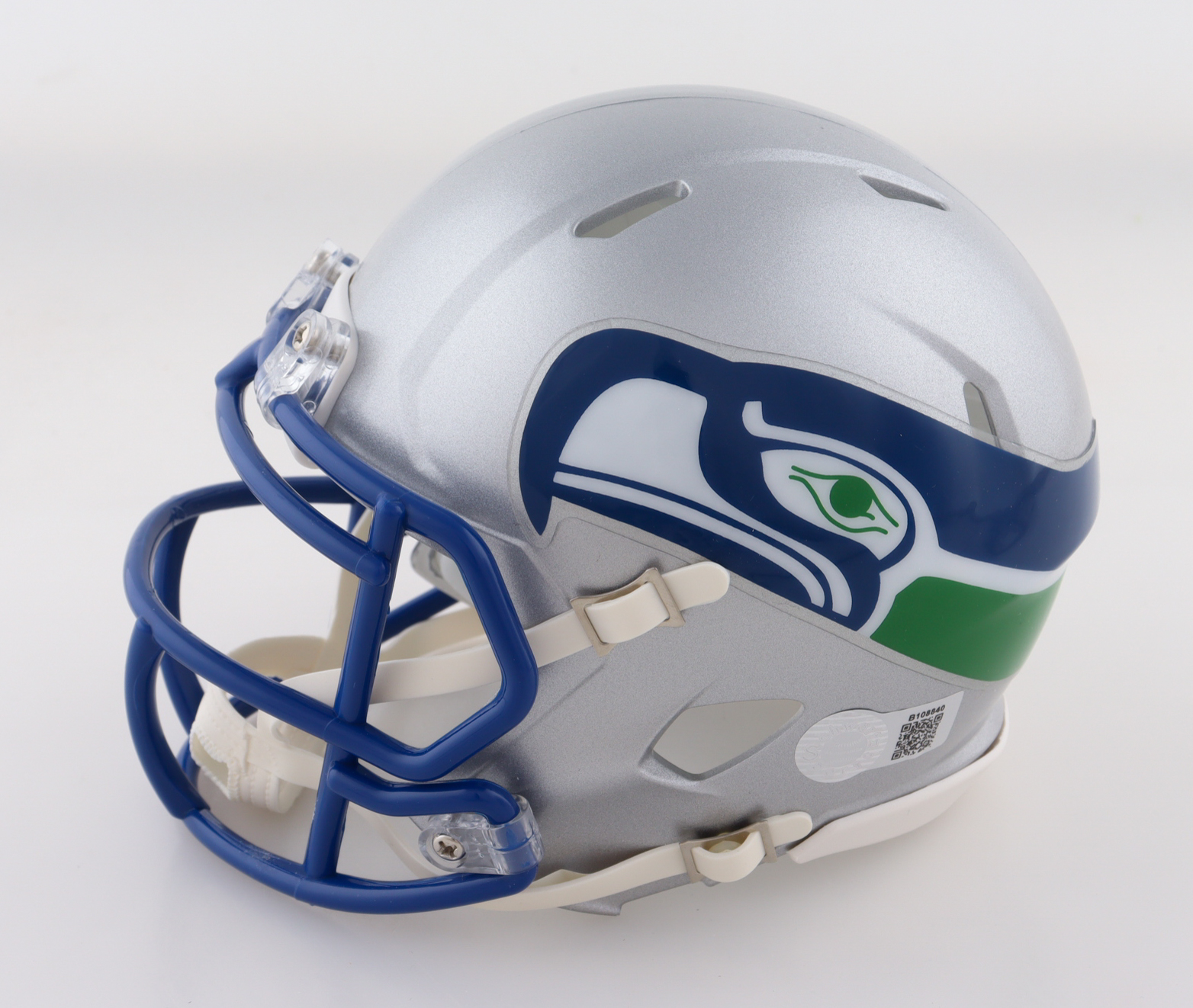 Walter Jones Signed Seahawks Throwback Alternate Speed Mini Helmet Inscribed "HOF '14" (Schwartz) at PristineAuction.com Walter Jones Signed Seahawks Throwback Alternate Speed Mini Helmet Inscribed "HOF '14" (Schwartz) at PristineAuction.com