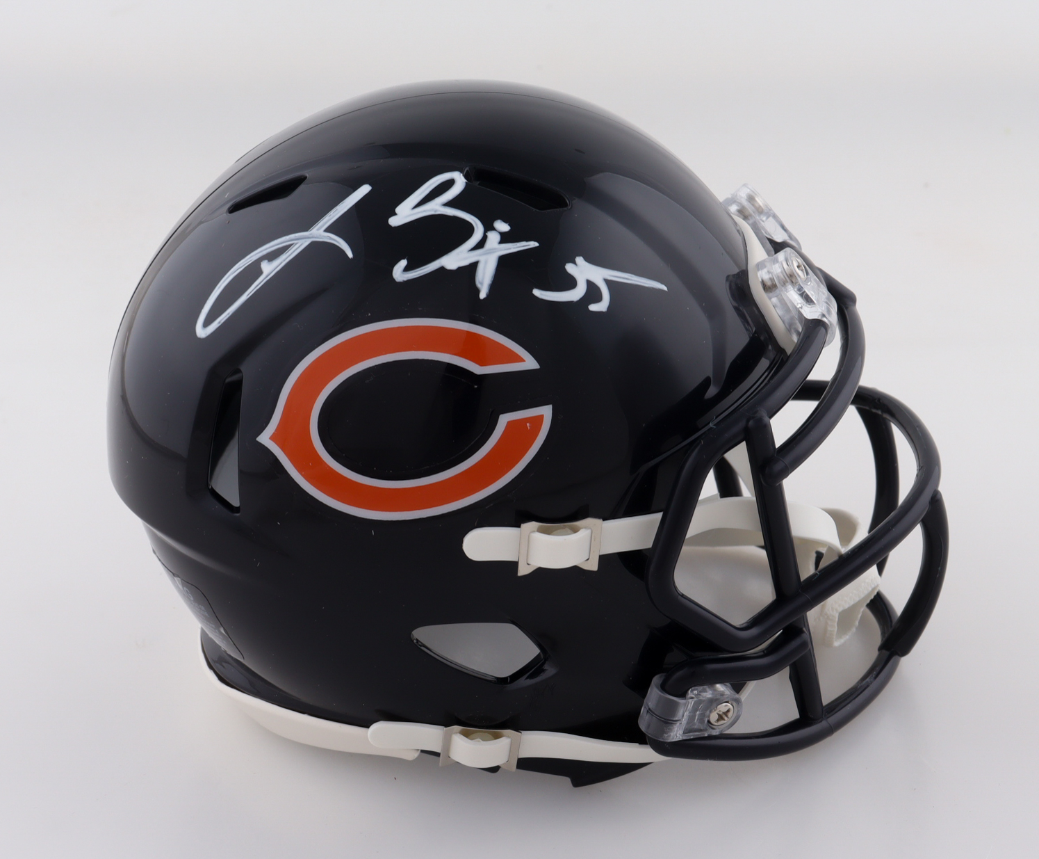 Lance Briggs Signed Bears Speed Mini Helmet (Schwartz) at PristineAuction.com Lance Briggs Signed Bears Speed Mini Helmet (Schwartz) at PristineAuction.com
