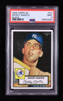 Mickey Mantle 2006 Topps '52 #311B Black (PSA 9) at PristineAuction.com