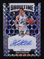 John Stockton 2024-25 Panini Mosaic Showtime Autographs #7 at PristineAuction.com