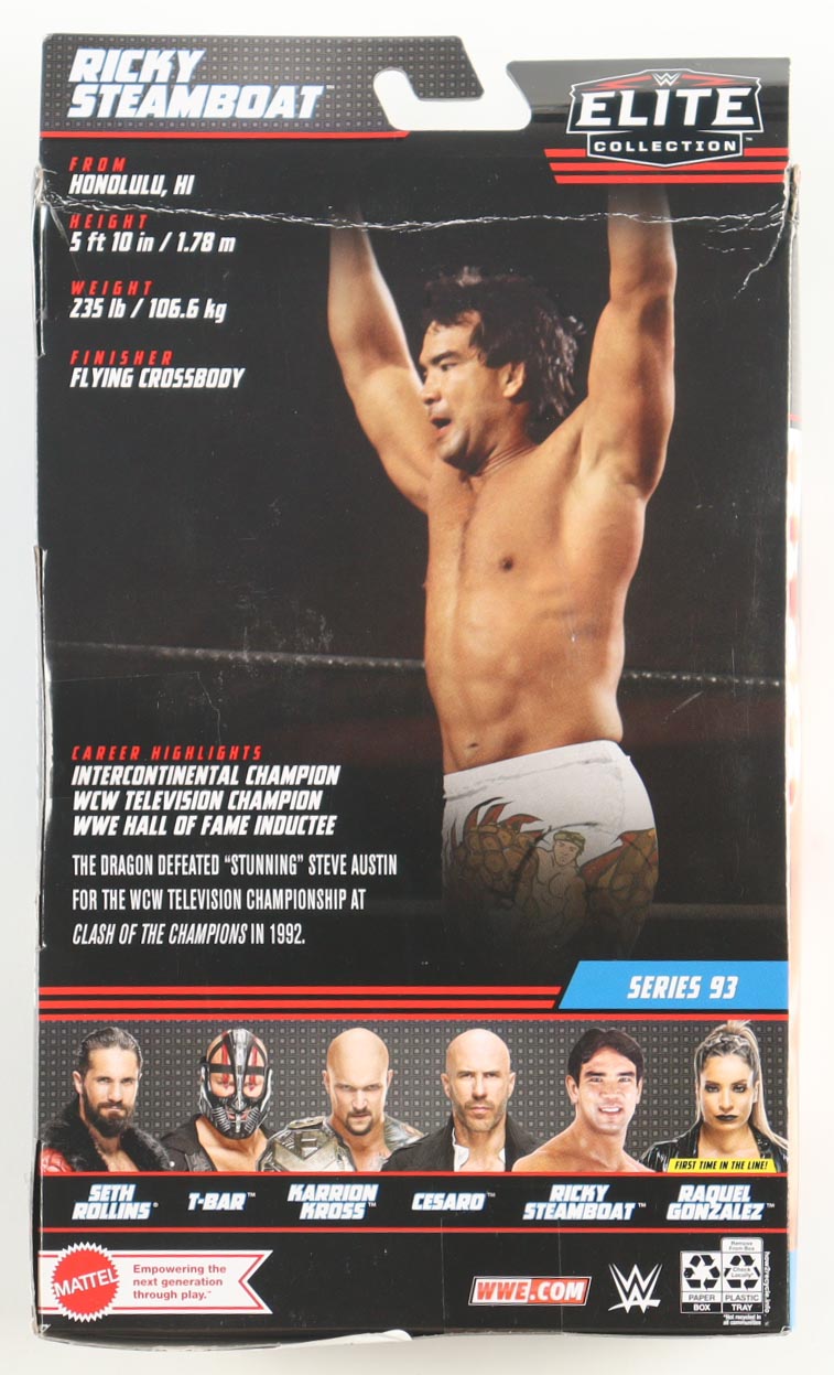 Ricky 'The Dragon' Steamboat Signed WWE Greatest Hits Collection Action Figure Inscribed "HOF 2009" (JSA) at PristineAuction.com Ricky 'The Dragon' Steamboat Signed WWE Greatest Hits Collection Action Figure Inscribed "HOF 2009" (JSA) at PristineAuction.com