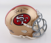 Frank Gore Signed 49ers Throwback Alternate Speed Mini Helmet (Schwartz) at PristineAuction.com