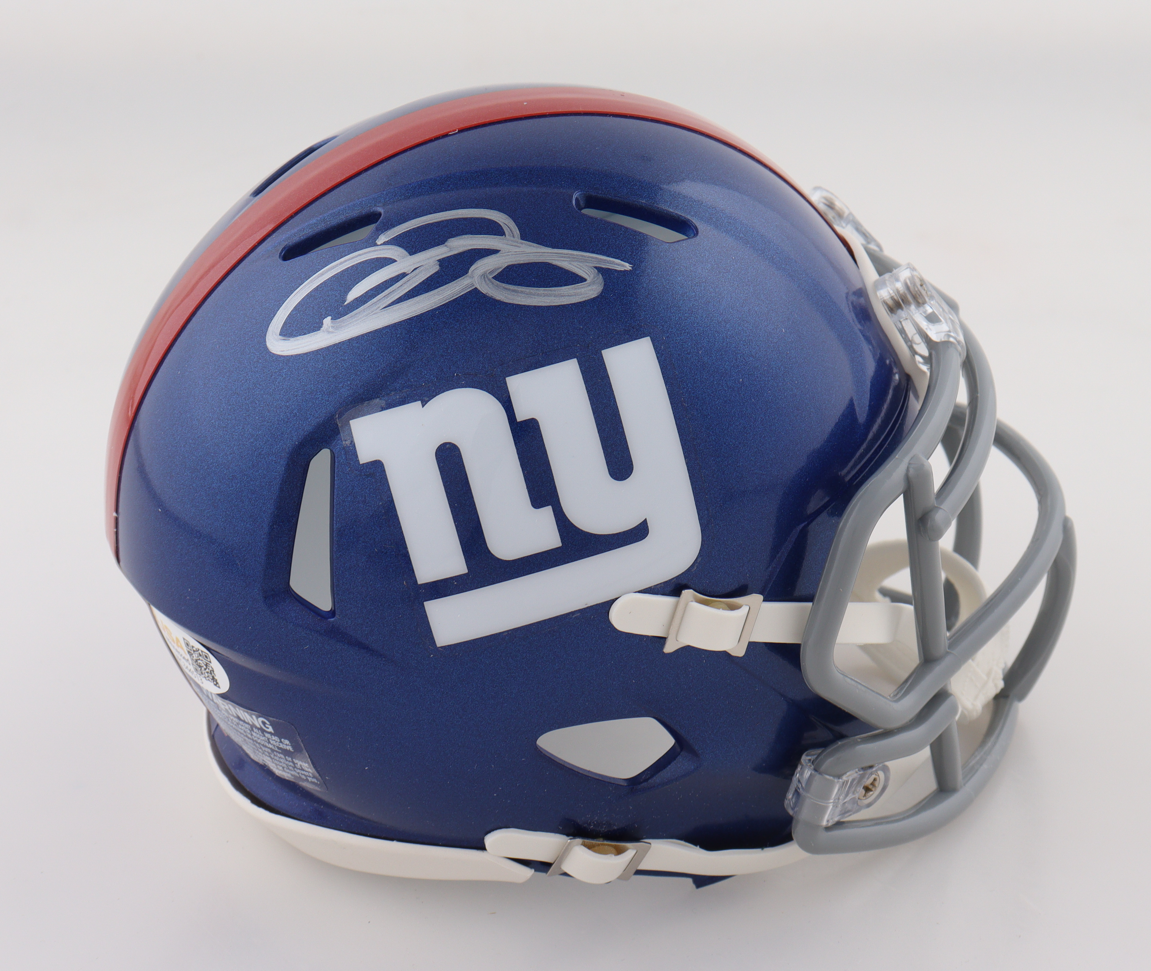 Odell Beckham Jr. Signed Giants Speed Mini Helmet (JSA) at PristineAuction.com Odell Beckham Jr. Signed Giants Speed Mini Helmet (JSA) at PristineAuction.com