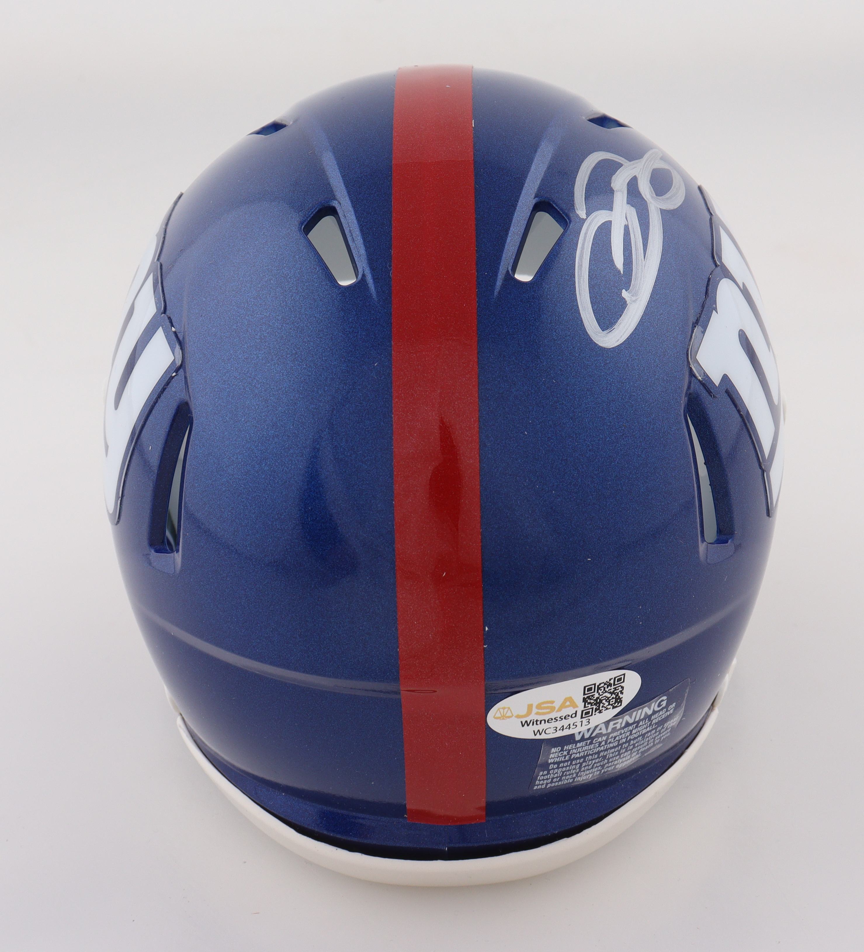 Odell Beckham Jr. Signed Giants Speed Mini Helmet (JSA) at PristineAuction.com Odell Beckham Jr. Signed Giants Speed Mini Helmet (JSA) at PristineAuction.com