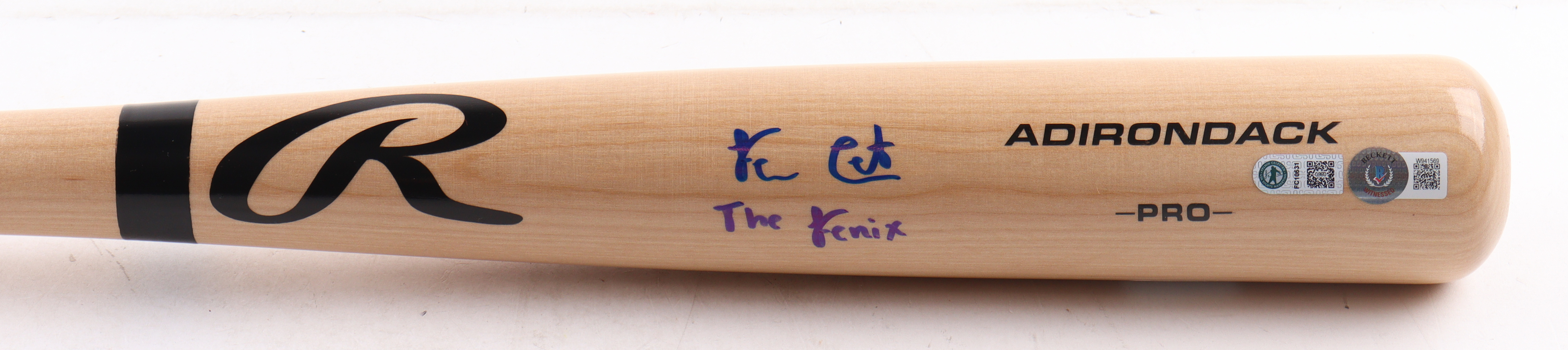 Felnin Celesten Signed Rawlings Baseball Bat Inscribed "El Fenix" (Beckett & USA SM) at PristineAuction.com Felnin Celesten Signed Rawlings Baseball Bat Inscribed "El Fenix" (Beckett & USA SM) at PristineAuction.com